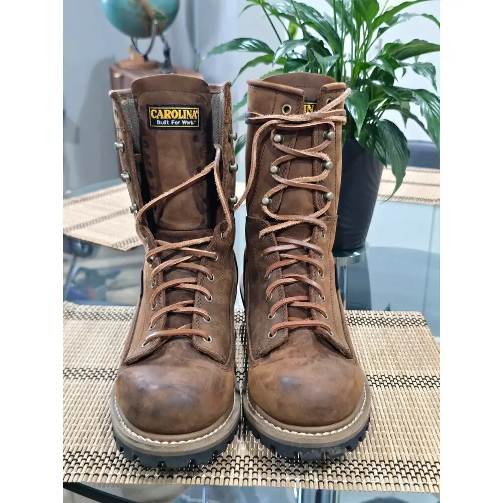 Carolina Logger Boots CA8824 Spruce Soft Toe Waterproof Size 11 D